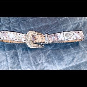 Camo cow girl belt